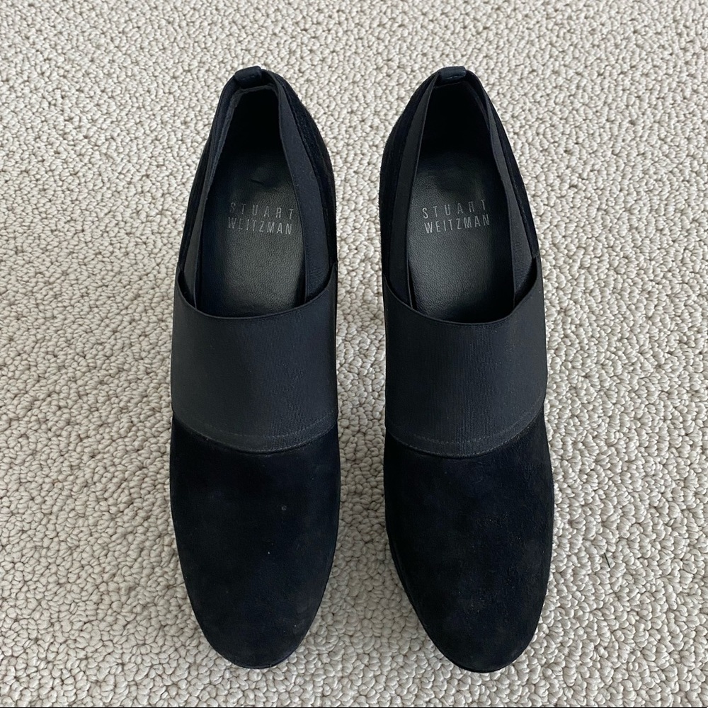 Stuart Weizman Suede Platform Booties - image 4